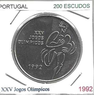 Jogos Olímpicos de Barcelona - - - 200$00 - 1992 - - - - - Moeda