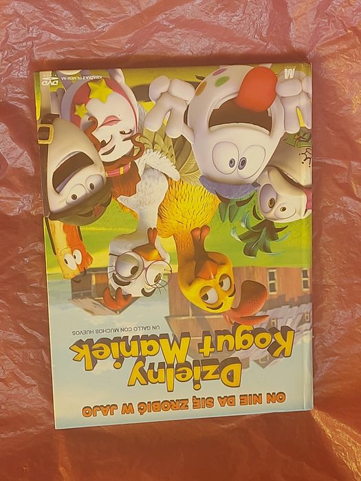 Płyta DVD i książka bajka Dzielny kogut maniek 2015rok