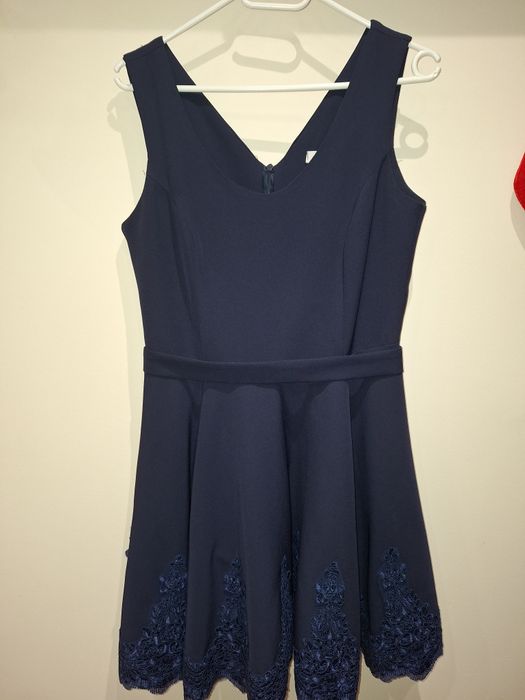 Granatowa sukienka roz 40