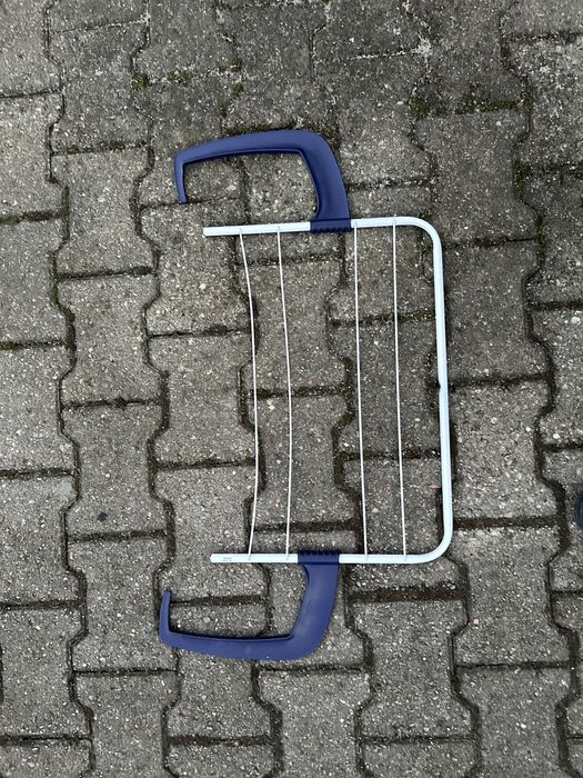 Suszarka na pranie na grzejnik kaloryfer balkon biała sprawna składana