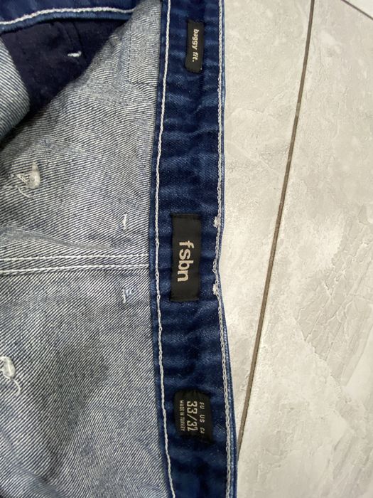 FSBN Rap Pants Hip Hop Baggy Jeans 90s Y2K