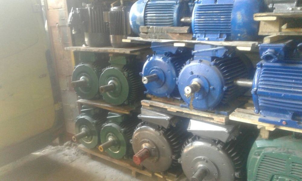 Электродвигатель 5.5квт,7.5,11.15,22,30,37,45,55,75,90 АИР,4АМ, 2в б.у