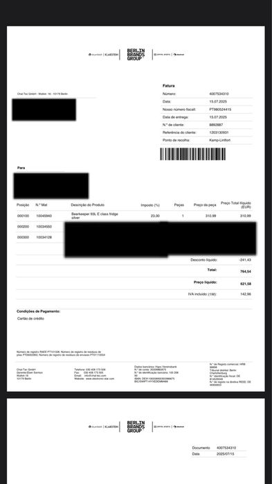 Frigorífico Klarstein Beekeeper 93L Prateado