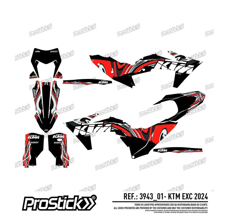 Kit Autocolantes KTM EXC 2024