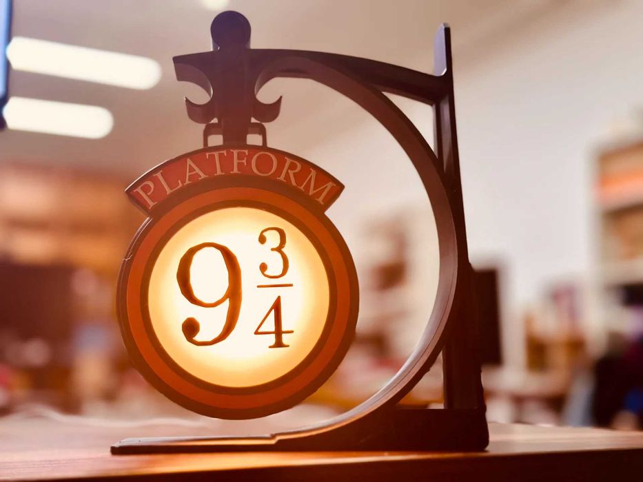 Candeeiro Decorativo Harry Potter - Plataforma 9 3/4 (Novo)