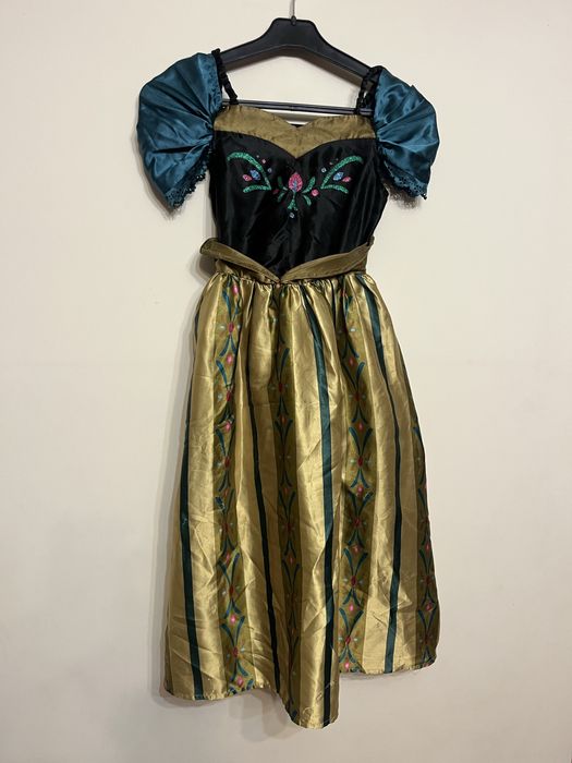 Strój przebranie Kraina lodu Anna rozmiar 122-128