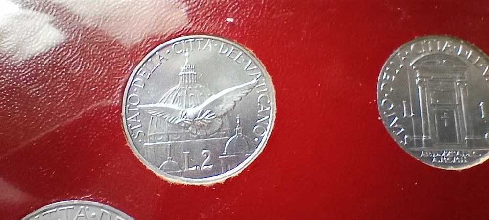 Stare monety Medal 1950 Set Watykan stan menniczy