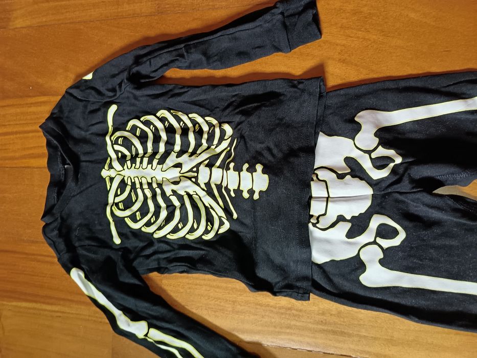 Conjunto Halloween esqueleto