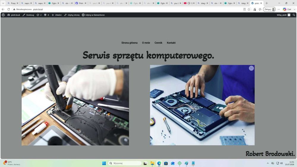 Strony internetowe za 500 zł.