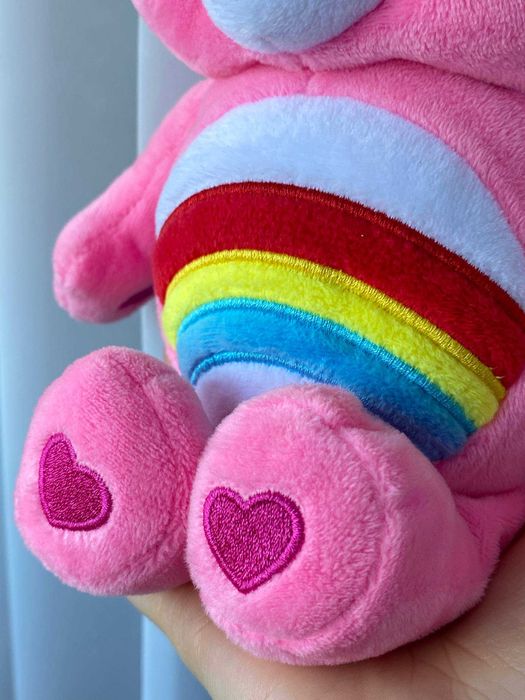 Фірмова м'яка іграшка, рожевий ведмедик Care Bears - Cheer Bear