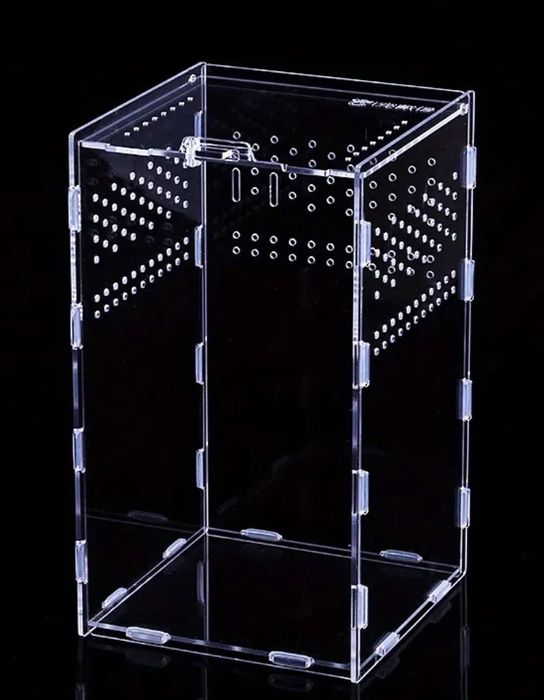 Terrarium akrylowe 12cm/12cm/20cm Nowe