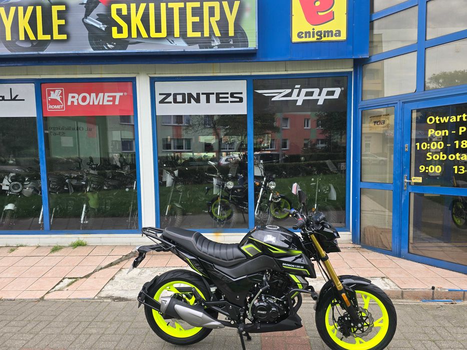 ROMET DIVISION 125 SR AIR!Na prawko B!Szybki,Mocny!Gmol!Raty!Dowóz