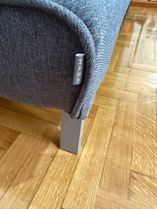 Sofá cama cinza Click Clack Kasa