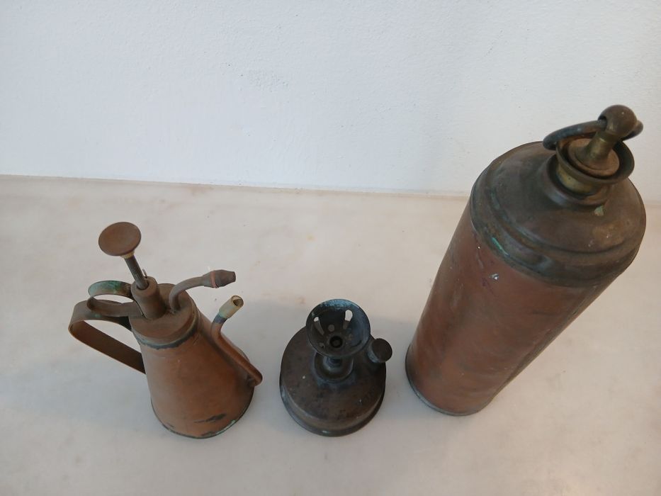 Cobre Atomizador botija fogão vintage