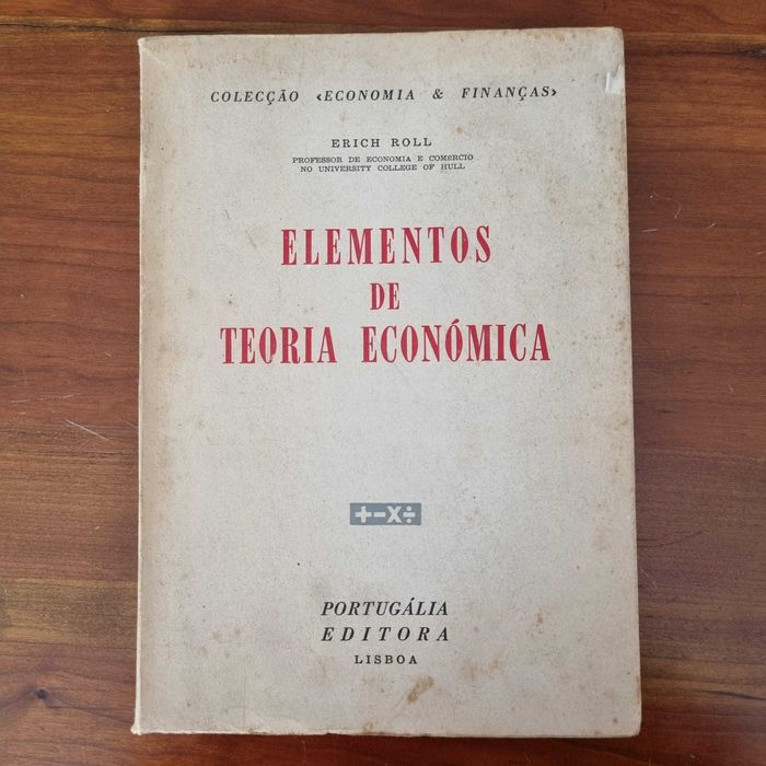 Elementos de teoria económica - portes incluídos