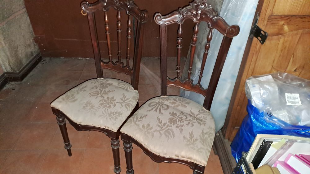 cadeiras de palhinha forradas