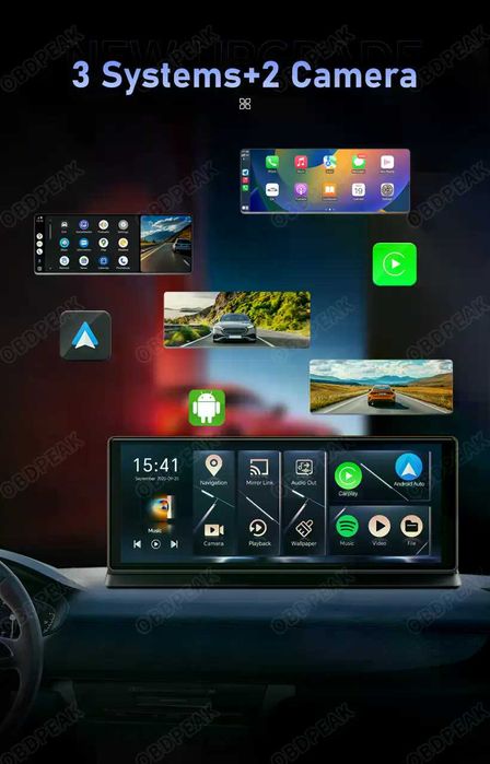 Програвач, Карплей, Андроїд К60 Pro з реєстратором 4/64 Гб