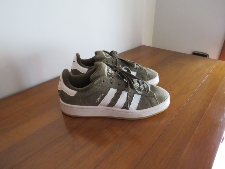 Adidas Campus 00s Olive / Cloud White / Gum (Verde Oliva/Branco) - Tam