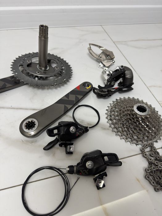 Grupa napęd Sram Truvativ XX Carbon 2x10  Oryginał Wzorowy stan