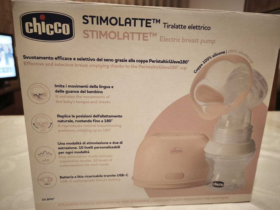 Chicco - Bomba Tira-Leite Elétrica Stimolatte