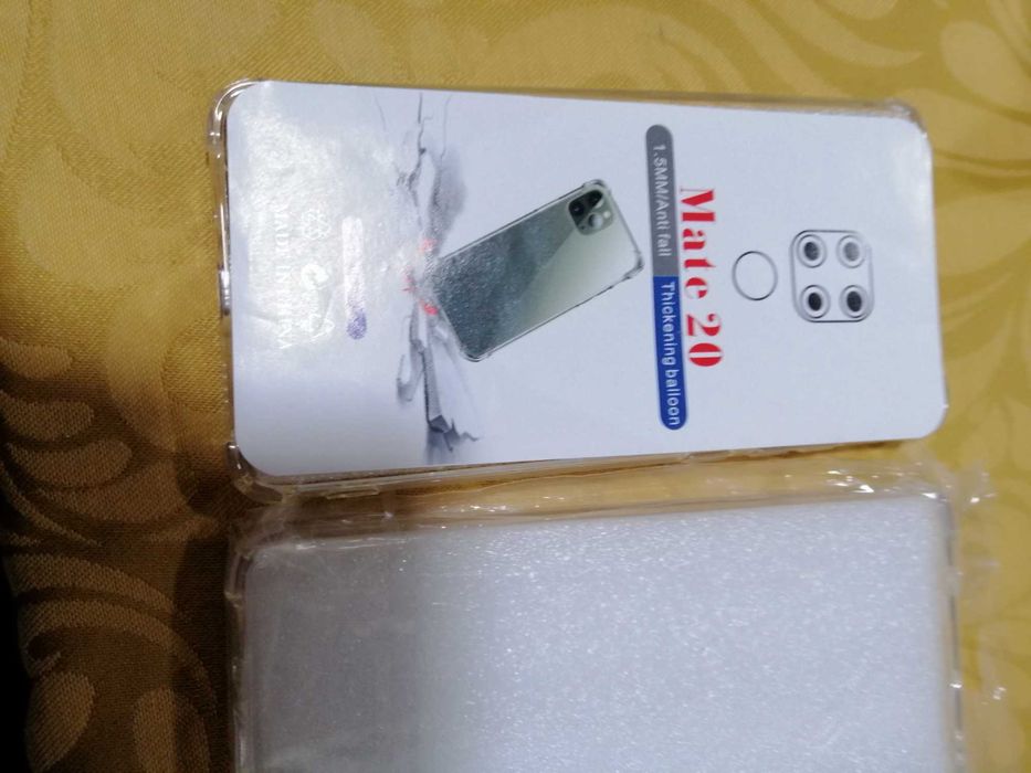 2 capas transparentes para telemóvel Huawei Mate 20, Novo