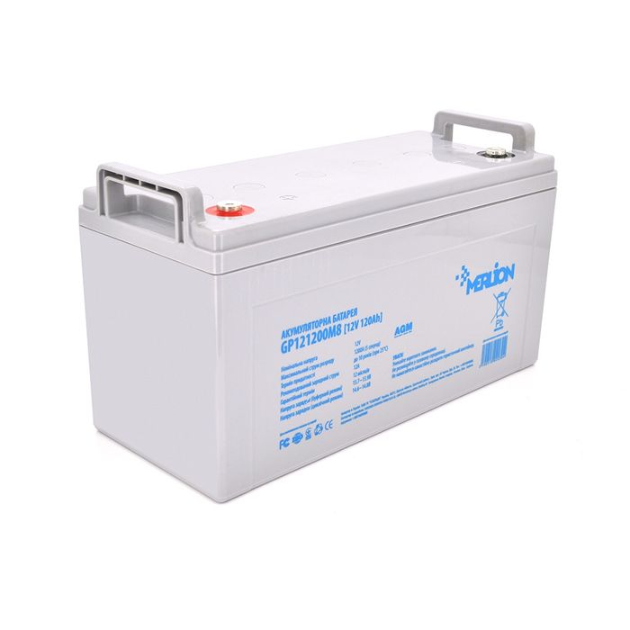 Аккумулятор AGM 12V MERLION (гелевый,промышленный,тяговый)