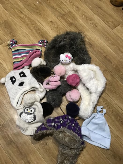 шапки детские новые зимние