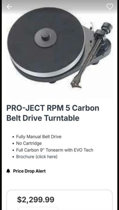 Gramofon PRO-JECT RPM 5 Carbon + Micro Benz MC20E2-H