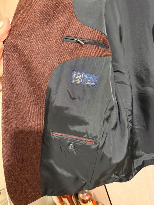 Твідовий піджак р. XXL Treveller by Brandts , шерсть , жакет