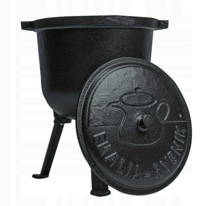 OKAZJA !!! KOCIOŁEK żeliwny myśliwski 4L na ognisko garnek GRATIS !!!