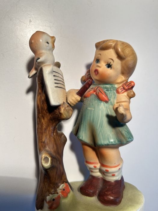 Figurka z porcelany dziewczynka retro vintage z lat 80 z USA