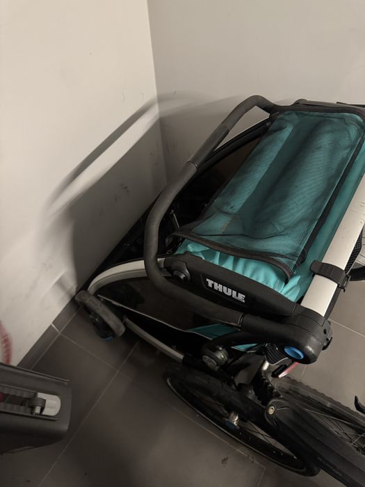 Przyczepka rowerowa, dwuosobowa thule lite 2