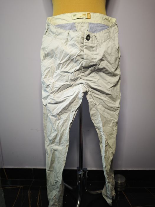 Szare spodnie męskie chino F&F Chinos Premium Rozmiar 30 dl 100 pas 41