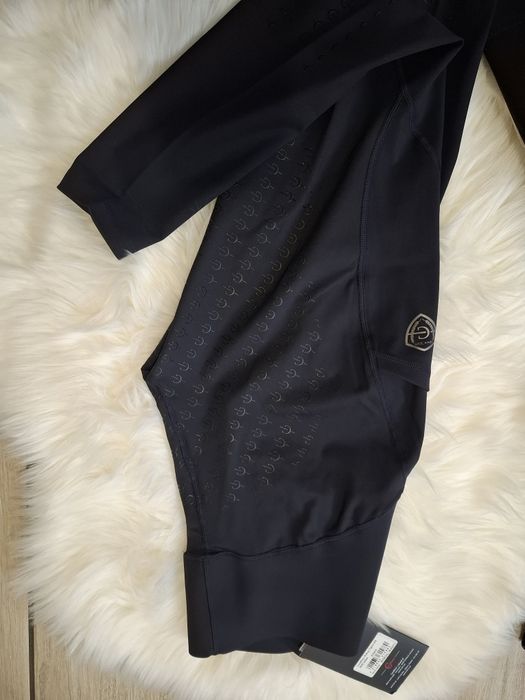 Bryczesy i legginsy jeździeckie Covalliero letnie czarne granatowe roz