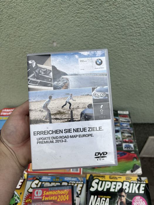 Zestaw BMW Road Map Europe Premium DVD katalogi Auto Świat