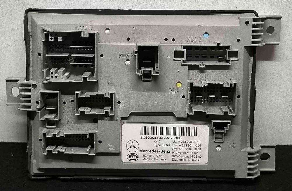 Caixa Fusíveis / SAM / BSI A2139009212 - MERCEDES-BENZ E-CLASS