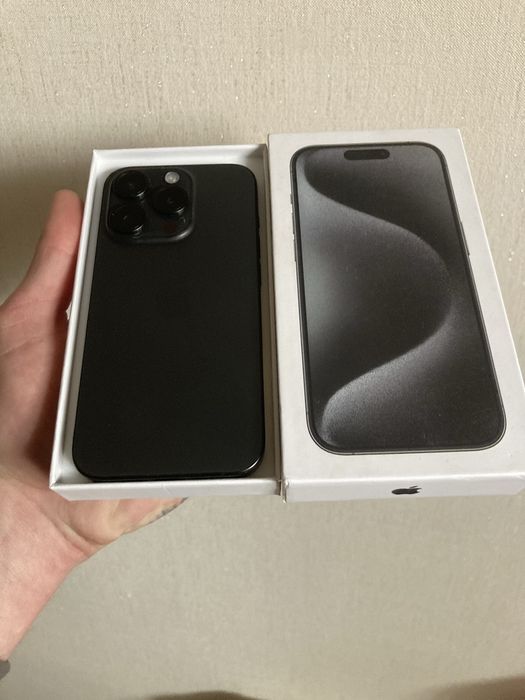 Продам iPhone 15 pro Black Titanium 128gb 88%  5 помилок