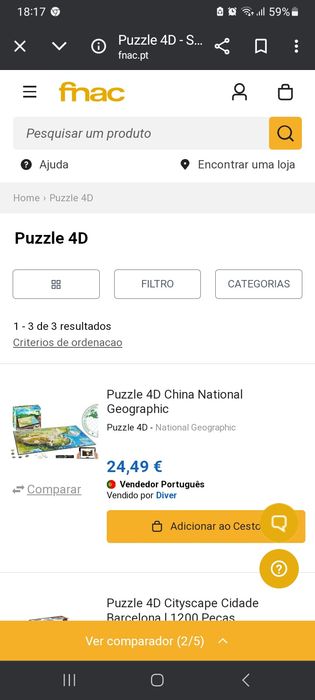 Puzz 4 D - National Geographic- Novo