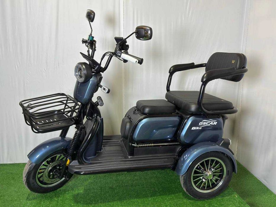 Тяговий електротрицикл Oscar Trio2 1200W (2026) Електроскутер 3 колеса 300кг