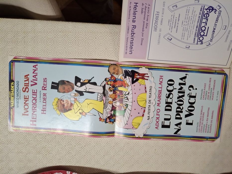 Programa teatro revista eu desco na proxima