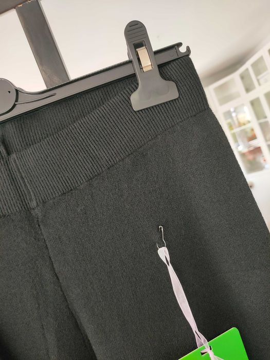 Komplet dzianina sweterkowa wiskoza set angora S M