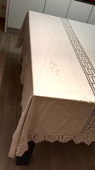 Toalha de linho mesa com panos