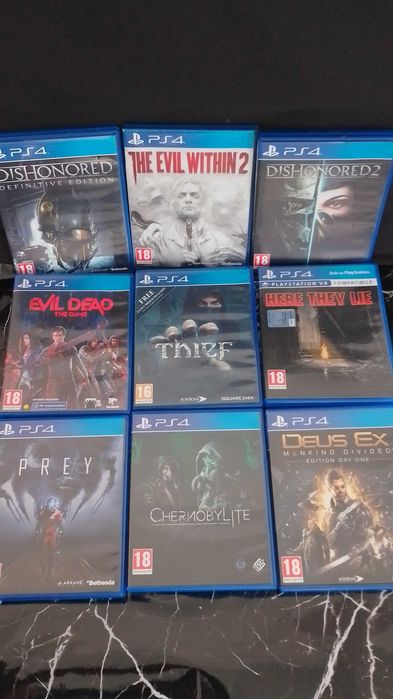 Vendo coleção de jogos PlayStation PS4 / PS5