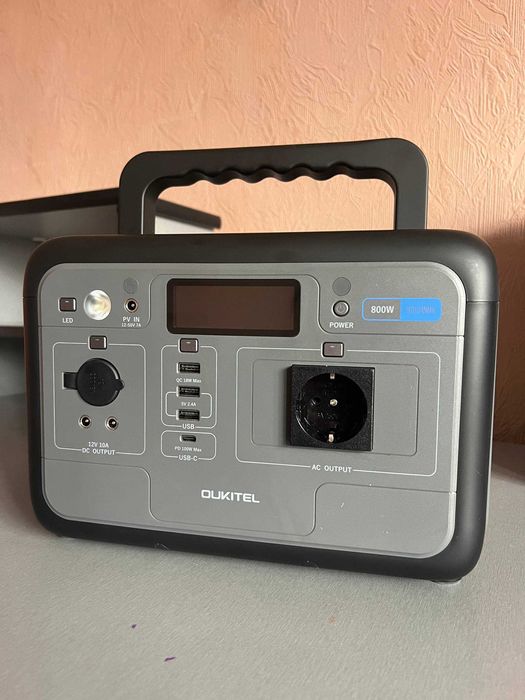 Oukitel P800 (800W/512Wh) LiFePO4: Швидка зарядка 1 год. В наявності!