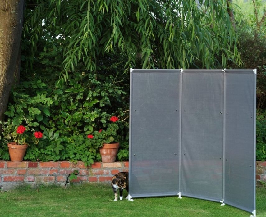 YTTERSKÄR
Parawan, na zewnątrz, szary, 185x150 cm