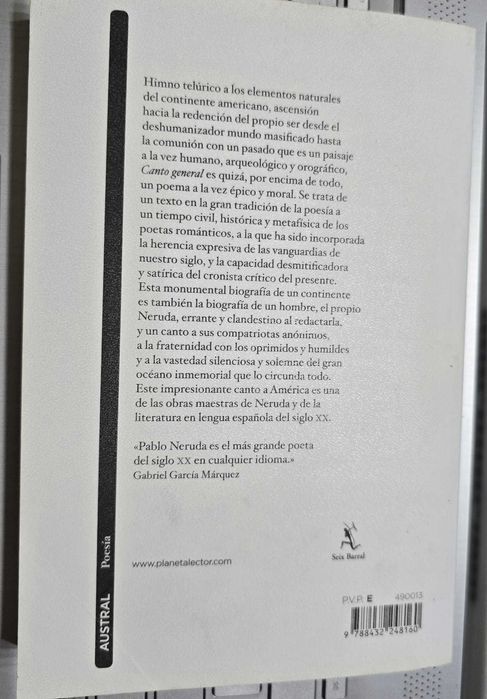 Canto General - Pablo Neruda