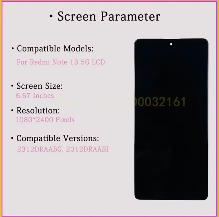 Écran OLED redmi note 13 - 5G