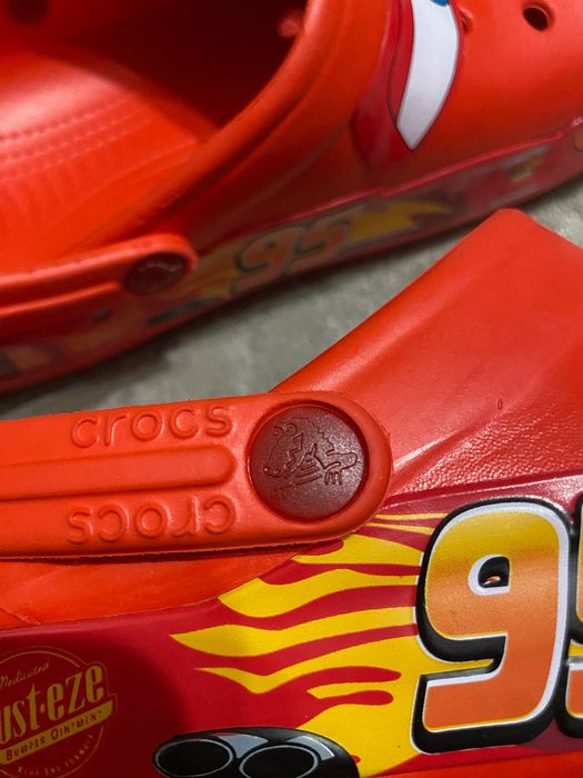 Crocs mcqueen 36-45 крокс маквін кроси тапочки