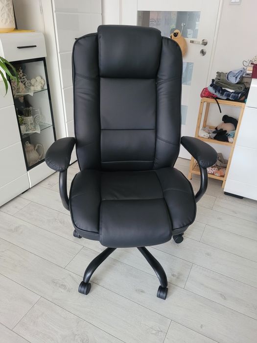 Fotel biurowy wym.wys.120 szer.77 cm.Grande.