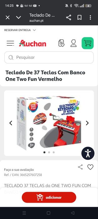 Piano /órgão one two fun